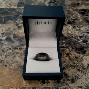 Blue Nile Mens Black Engagement Ring